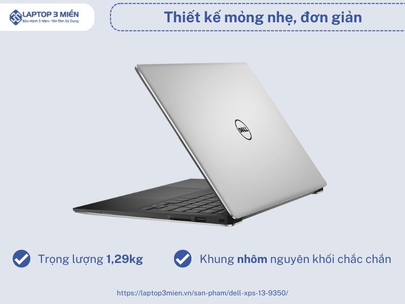 Thiết kế của Dell Xps 9350