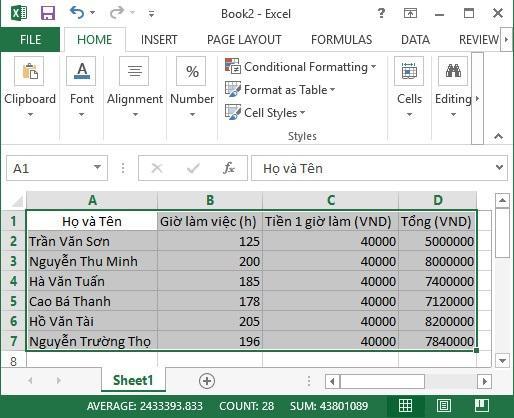 Cách Copy Sheet trong Excel vẫn giữ nguyên định dạng, đơn giản, nhanh chóng