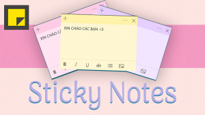 cach tao sticky notes tren man hinh desktop win 7 8 1 10