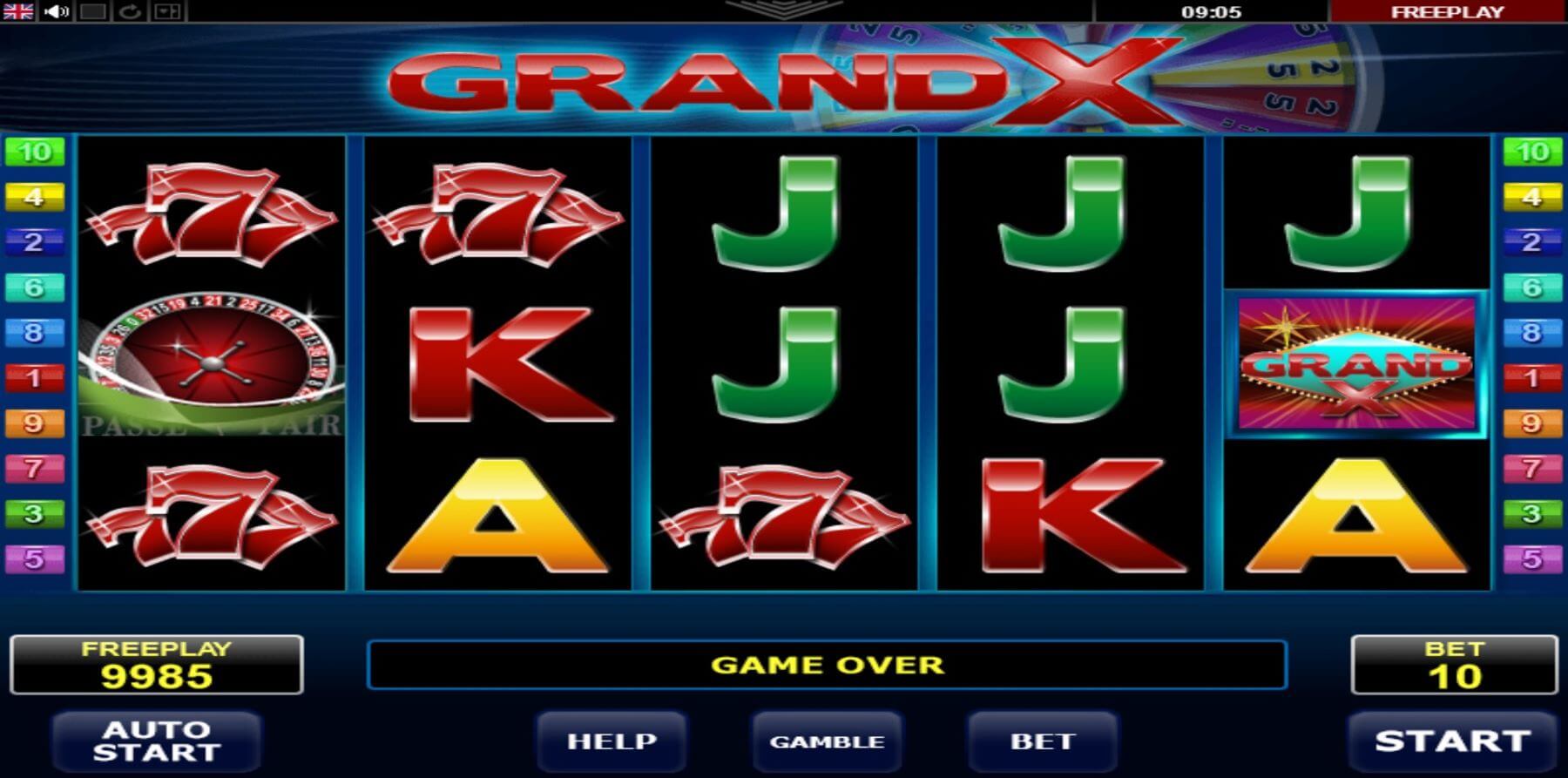 Grand X Slot Free Demo Play or for Real Money - Correct Casinos