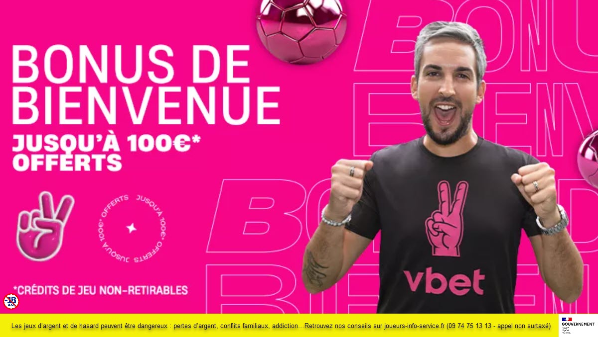 Code promo Vbet ️ 100€ de bonus | Février 2024