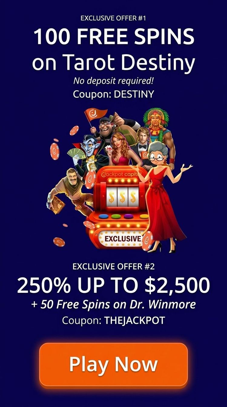 Jackpot Capital Casino - $1000 Welcome Bonus Pack and Free Spins - No ...