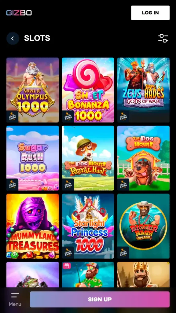 Gizbo Casino 🎖 600€ bonuss + 600 griezieni (2025)