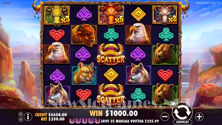 Wild Bison Charge Slot Review & Free Demo in 2024 | Tom horn, Net games ...