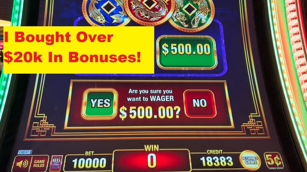 $20,000 Worth Of Bonuses On Coin Trio Buy The Bonus Slot Machine # ...